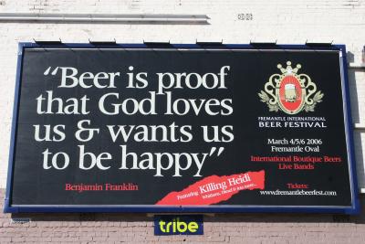 beer is heavenly...