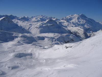 Val d'Isere has beautiful wide open slopes