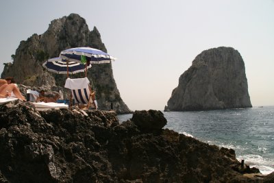 very near to Faraglioni rocks