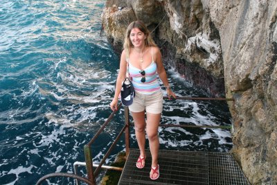 in search of Blue Grotto (which was closed)