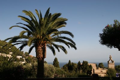 sunset at Certosa di San Giacomo