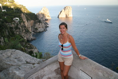 view onto Faraglioni