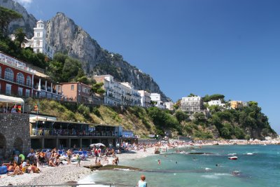 public beach at Marina Grande
