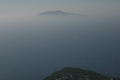 view onto Anacapri and Vesuvius