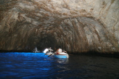 inside Blue Grotto