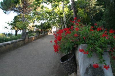nice gardens of Villa Cimbrone