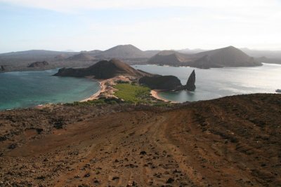 Bartolomé is famous for Pinnacle Rock, which is the most representative landmark of Galápagos
