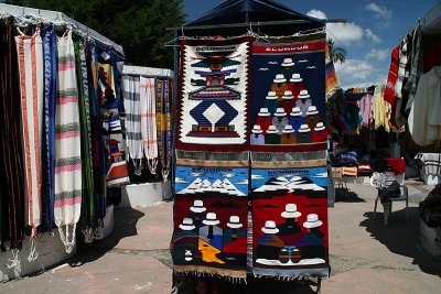 the Otavalo Indians are famous for the weaving of textiles