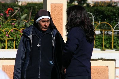 local nun in Aloasi, Ecuador