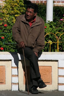 local man in Aloasi, Ecuador