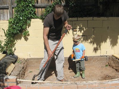 Digging a deep foundation