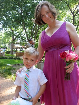 We are in Austin for Aunt Holly's wedding