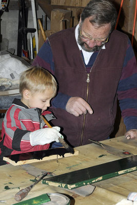 Simon's brushwork
