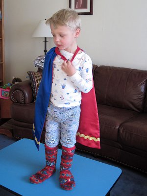 It's his birthday, he can wear whatever he wants.