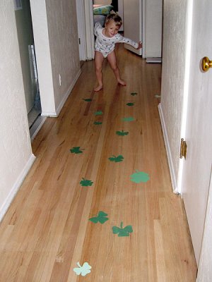 Leprechaun tracks!