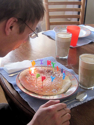Matt's birthday (pan)cake
