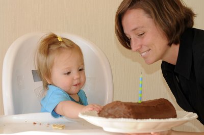 Kristina's first cake