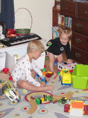 Morning playtime