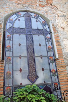 Stained Glass Window-- Our Lady of Guadalupe Church