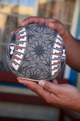 Closeup of Pottery