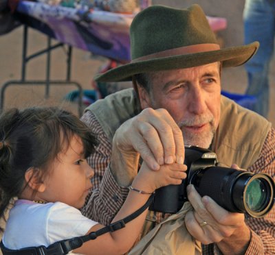 Dave with budding photographer