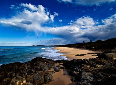 East Cape beach by Dennis