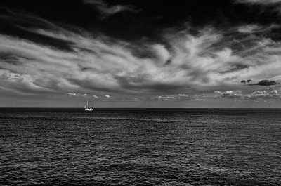 Sailing on the bay by Dennis