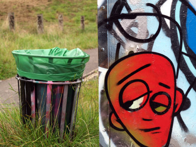 Graffiti Bin - Kev