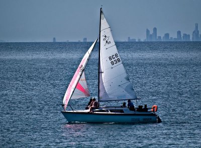 A leisurely sail on the bay by Dennis
