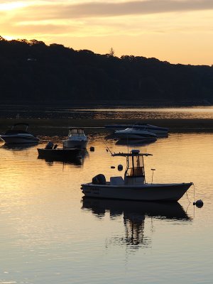 sunset boats -ArtP
