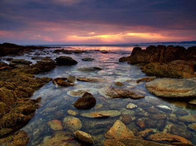 Low tide at the cape by Dennis