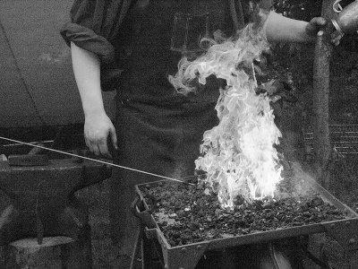 The fire of a blacksmith - Geophoto