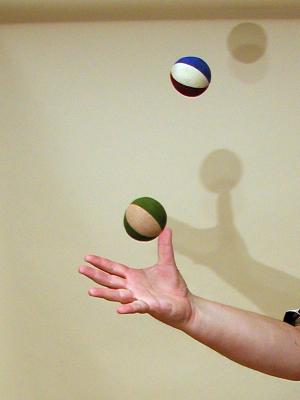 Shadow juggling by Michael Meissner