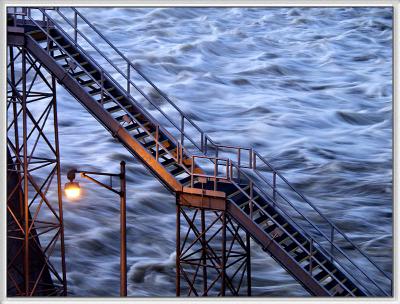 Stairs by the Mississippi - brent