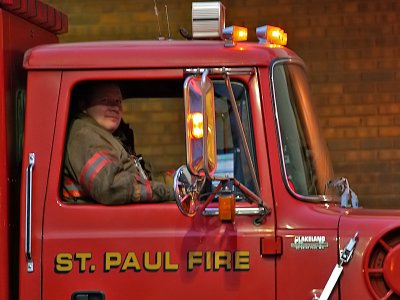 Wink and a Smile From a Fireman-Shirley