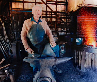 Dad the Blacksmith by Dennis