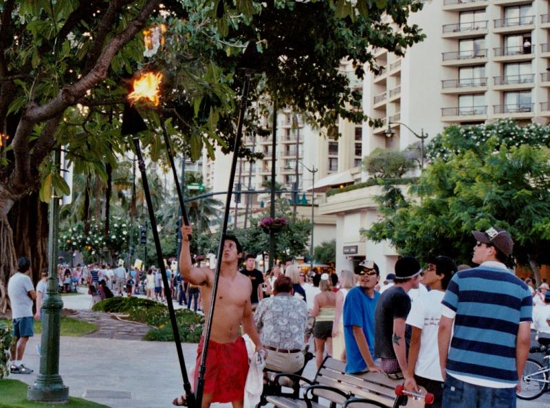 Torch Lighting In Waikiki