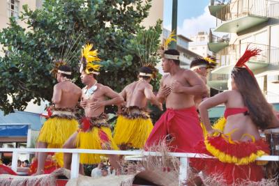 It's Tahitian Dance on Float