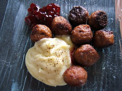 Swedish meatballs & lingonberry