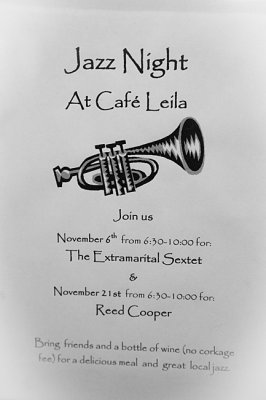 Leila Cafe Jazz, November 2009