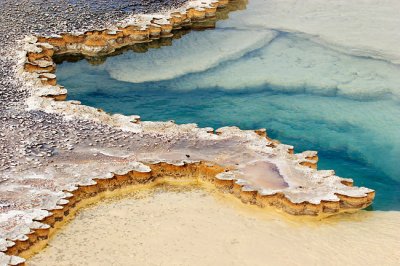 Hot spring- Yellowstone NP