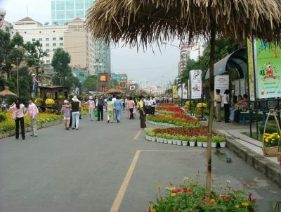 Chợ hoa Nguyễn Huệ ban ngày - DSCF2401