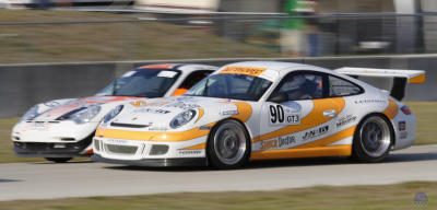 Two Porsche 911 (GT3)