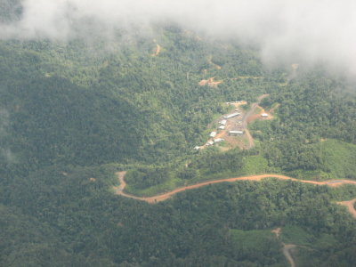 Timber track are the only land link to Marudi from Miri.