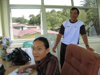 In the Control Tower with Robin.
