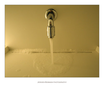 down the drain
