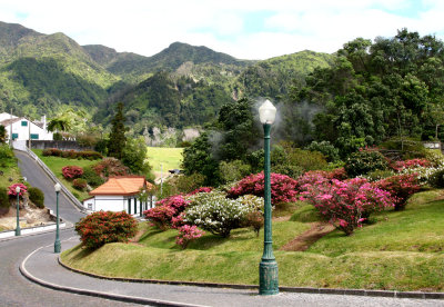 Furnas, home of Caldeiras (hot springs)
