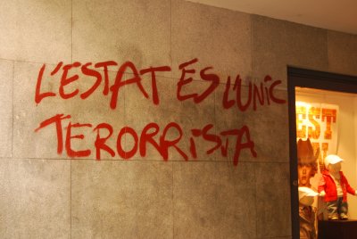 Political graffiti
