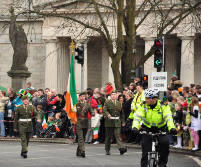 Army colour party