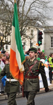 Carrying the Tricolour